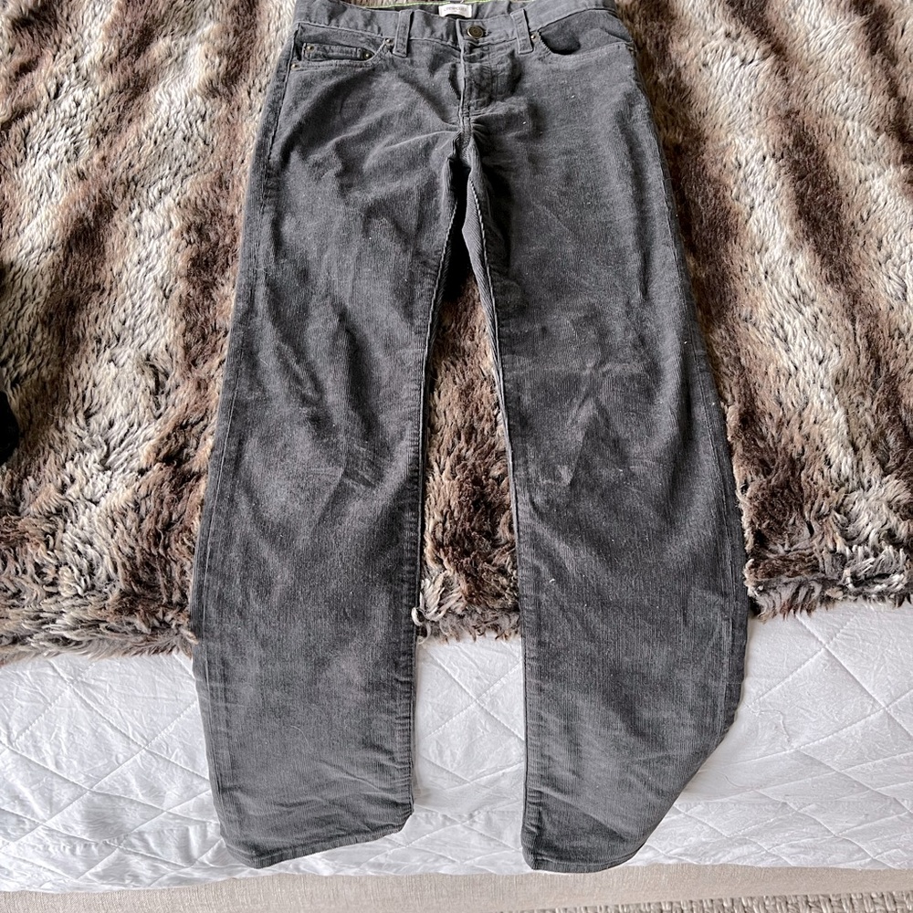 J crew boys cords size 12 grey
